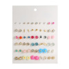 Earrings, set, European style, 30 pair, wholesale