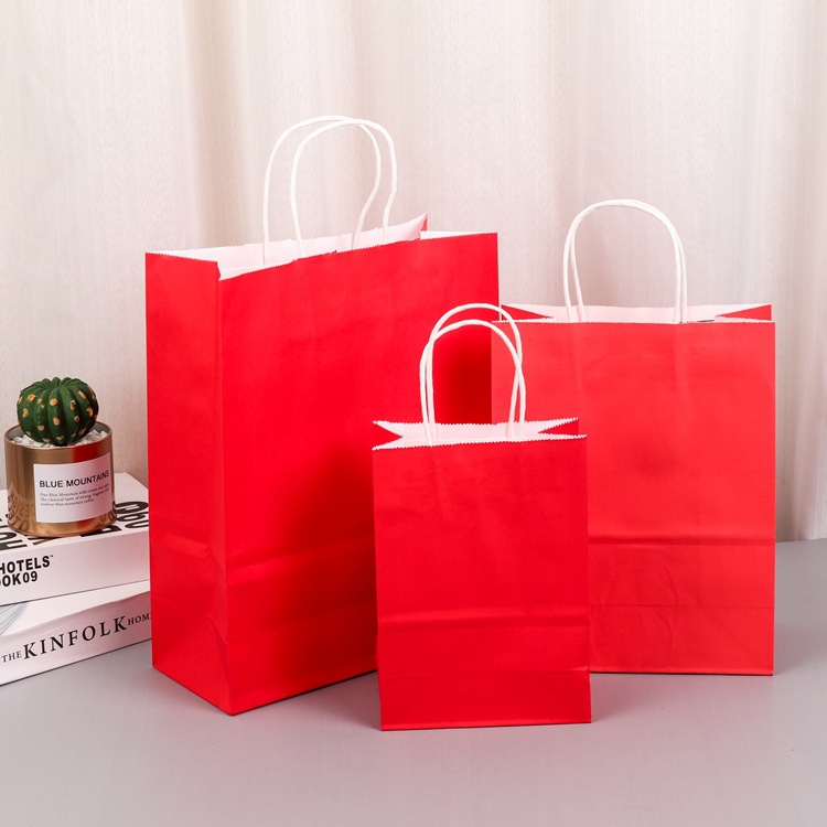 纸袋服装袋奶茶袋印logo外卖衣服购物礼品包装手提袋供应