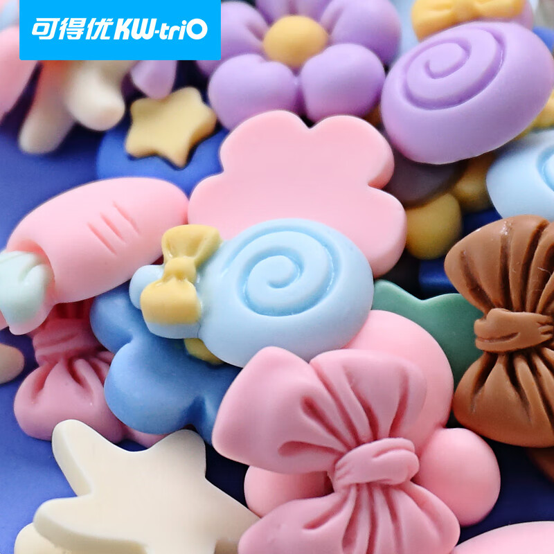 Kedeyu pegatinas de resina creativo lindo 3D pegatinas DIY Diario pegatinas de resina