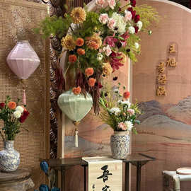 户外防水发光装饰网红灯笼国潮古风景区街道古镇装饰布置吊灯套餐