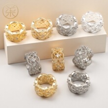 18K�~僽�߱�ɫ��ʯ����U�ջ��y����|Ƭdiy�ֹ������Ʒ���