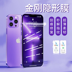 Suitable for Apple iPhone 15, iPhone 14, 13 Pro Max, 12, and 11 – Ultra-thin, Invisible, Matte Back Film