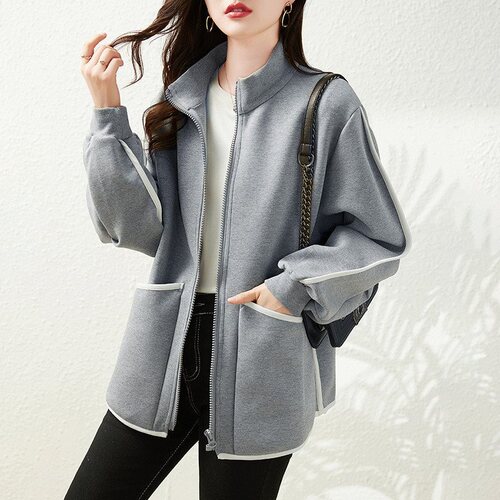 Women's Loose Oversized Pullover Hoodie Top Spring and Autumn Stylish Fashion Casual Thin Outerwear 300 Pounds