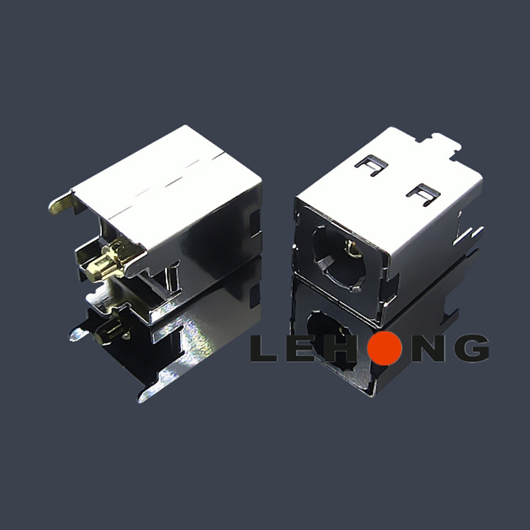 LH-DC-1075L12.6镀金板上型/DC20A大电流/直流电源母座/DC母座