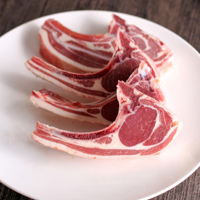 新西兰A级七骨羊排冷冻生鲜 150g/份家庭烧烤 烤肉礼品套餐 包邮