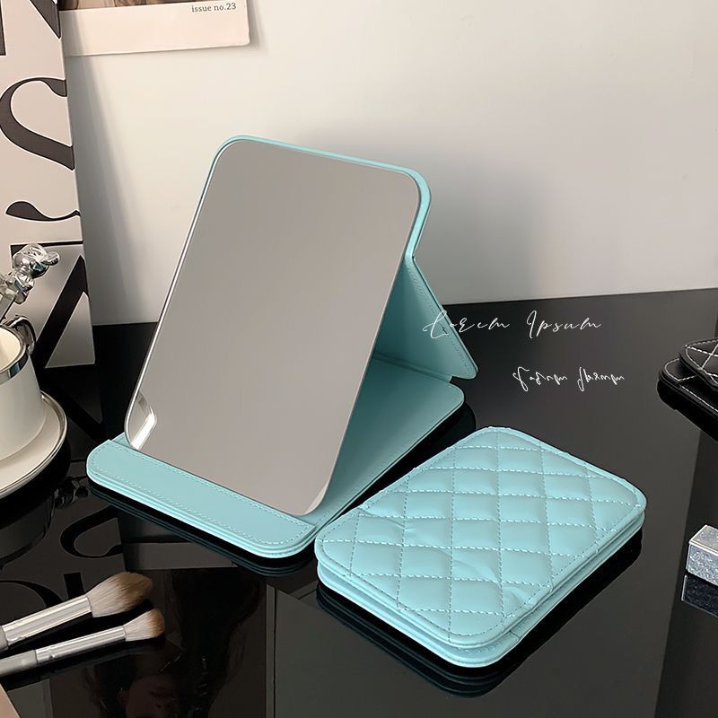 Cute Portable Desktop Makeup Mirror For Office Set Of Two_voghion.com