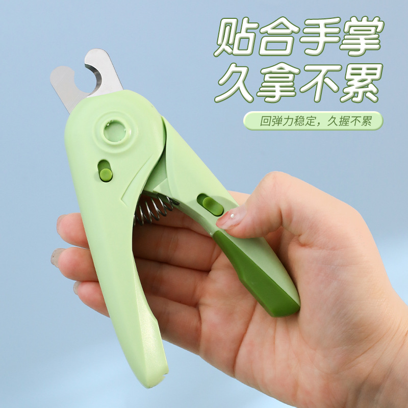 Nuevo en caja LDE anti-Splash de acero inoxidable para mascotas cortaúñas gato y perro universal no-split gato cortaúñas