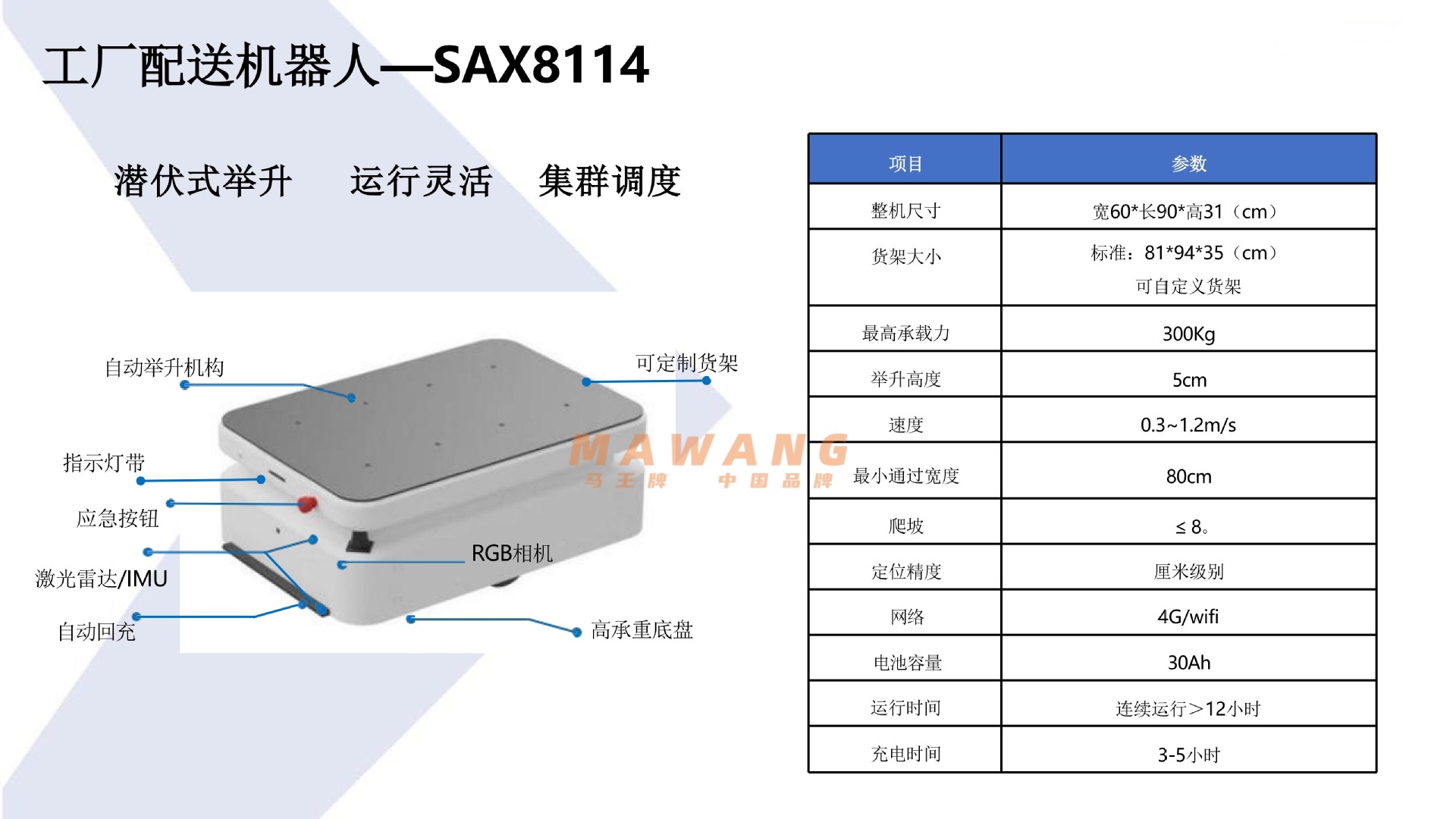 潜伏式机器人300KG-大台面-63999元