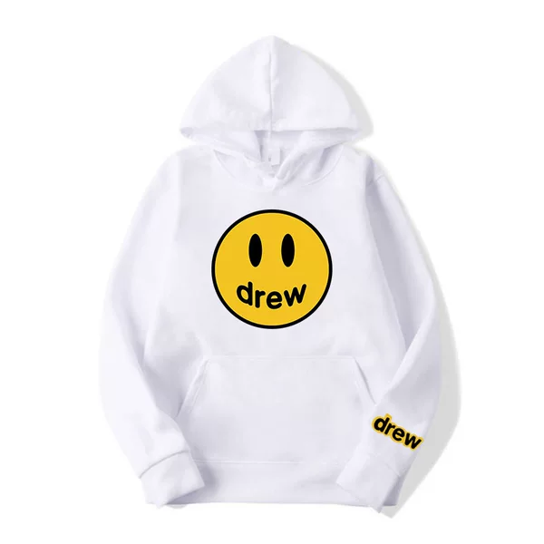 Drew House Justin Bieber letter print unisex casual oversized hoodie