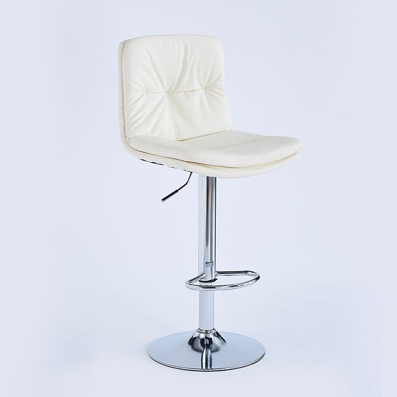 Silla de bar nórdica, respaldo moderno y simple, silla de bar de lujo, elevación y cajero giratorio, taburetes de bar altos. image 10