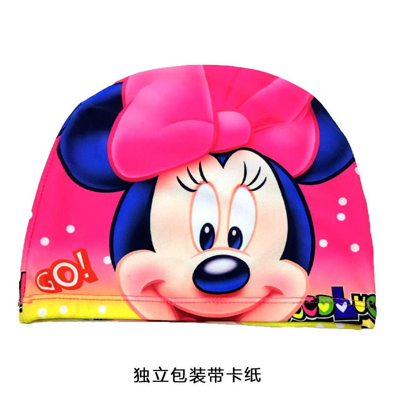 Gorro de natación al por mayor Gorro de natación de tela unisex Gorro de natación de secado rápido con estampado de aguas termales para niños adultos