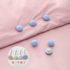 Light blue mushroom button (including cloth nails)