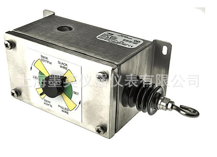 GWN100m长电缆开关直向安装单向拉绳开关安全拉线设备急停开关