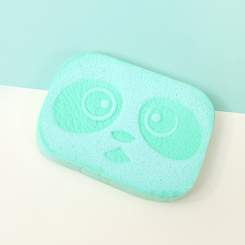Personalizado de fábrica engrosado 18T limpiador facial limpiador algodón color limpiador aleatorio limpiador limpiador limpiador limpiador limpiador agradable para la piel esponja PVA