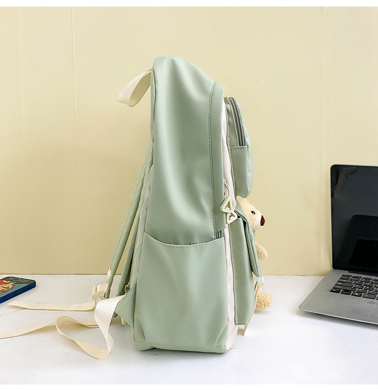 Zaini per bambini, nuovi zaini scolastici per studenti universitari, zaino per bambine con bambola e orso dei cartoni animati, zaino casual carino per donne_voghion.com