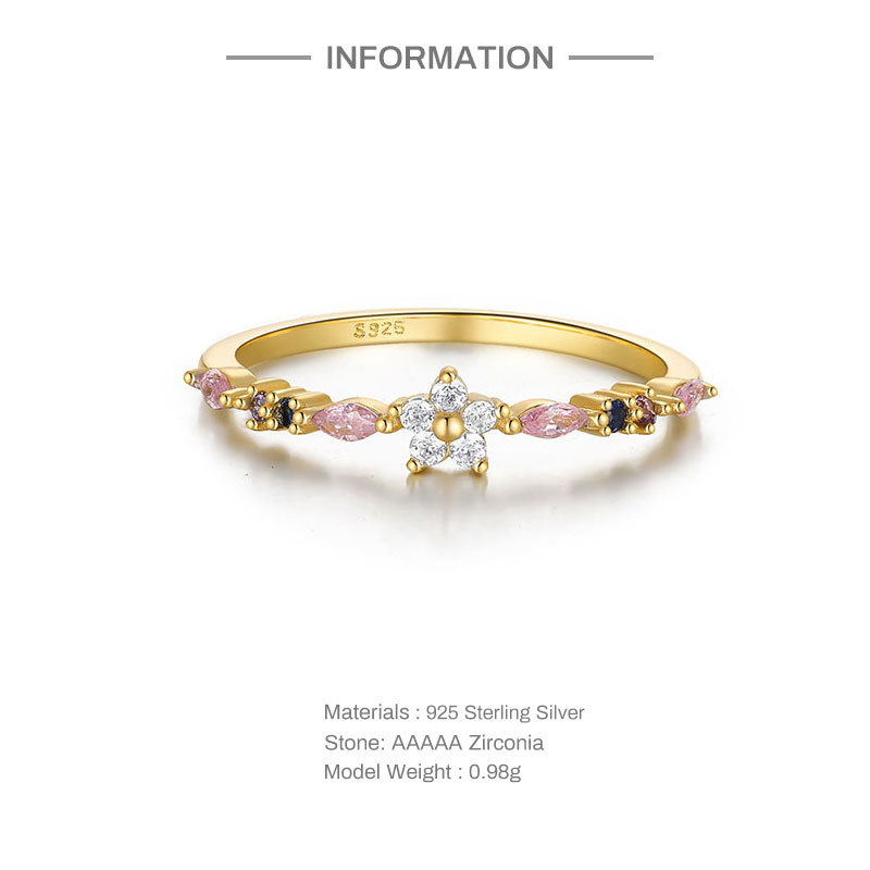 6g Weight Zircon Inlay Material Rings Classification 1 Piece Quantity Daily Occasion 925 Sterling Silver Material Geometric Pattern Women'S Gender Inlay Design Simple Style Style 925 Sterling Silver Zircon Geometric Rings 无