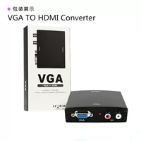 Переходник VGA в HDMI, конвертер VGA в HDMI, железный корпус, вывод VGA+R/L 1080р