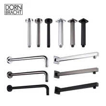 不锈钢暗装入墙式花洒臂固定弯管顶喷连接杆淋浴配件顶喷 4分批发