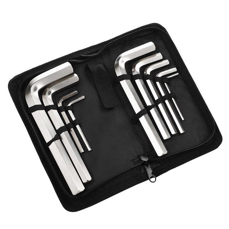 Bolsa de cuero 3 - 12 - 14 - 17 - 19mm caja hexagonal corta cabeza plana CR-V Oxford bolsa lona