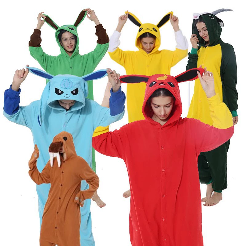Оригинальный Пэт Эльф Покемон Айб Кока, Паджима Паджима Киугруми onesie