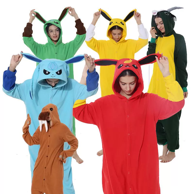 Оригинальный Пэт Эльф Покемон Айб Кока, Паджима Паджима Киугруми onesie