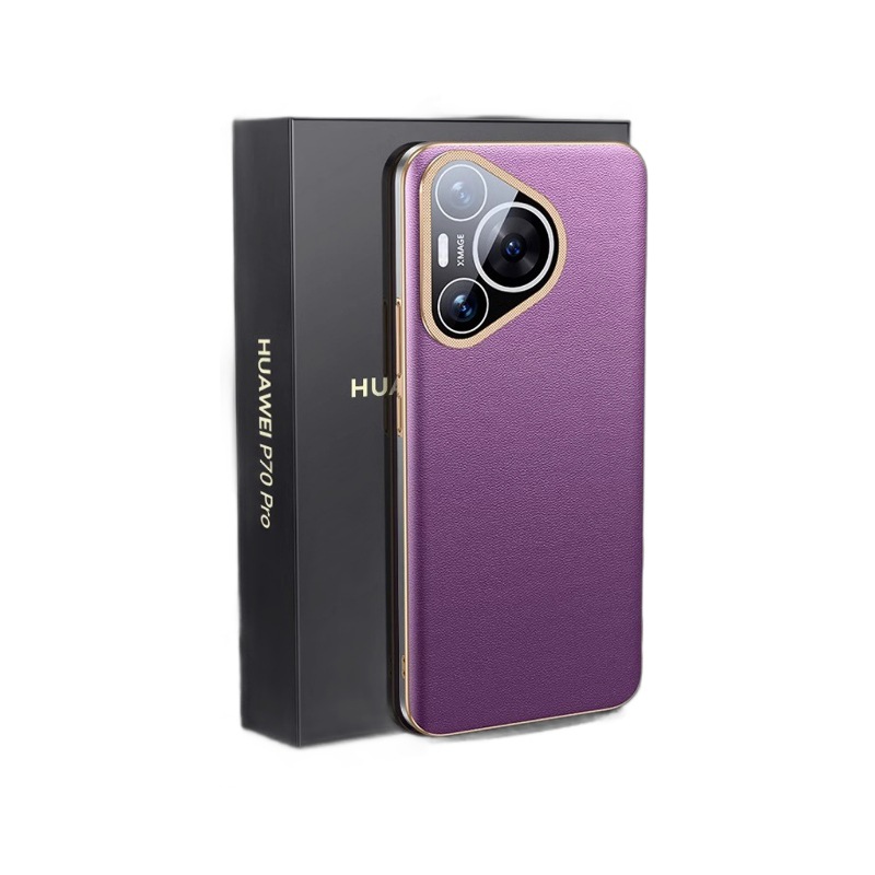 Aplicable a Huawei pura70pro funda para teléfono móvil cuero nuevo pura70 todo incluido a prueba de caídas Ulrra funda protectora de borde recto