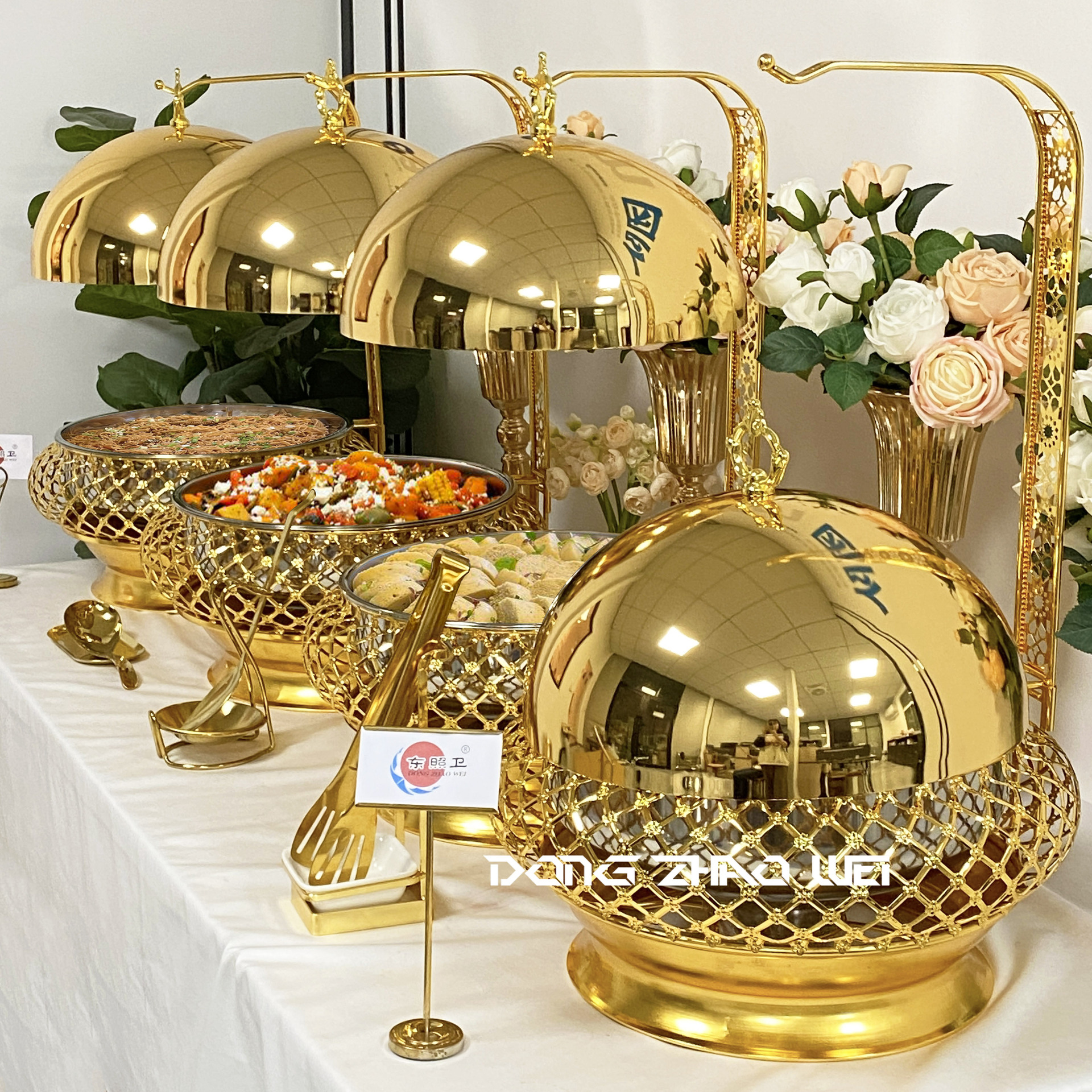 Nuevo Oriente Medio África dorado horno buffet horno de boda horno aislante exportación transfronteriza comida de boda