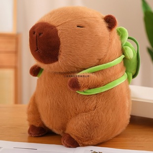 Internet Celebrity Capybara Doll with Runny Nose Plush Toy Capybara Doll Bila Otter Doll Pendant Gift