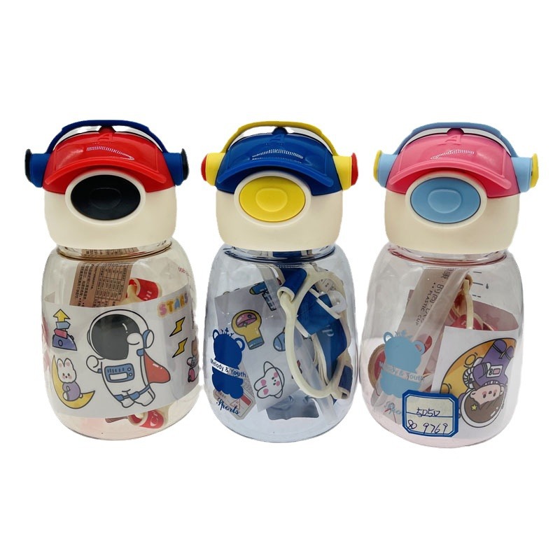 Baijia 5050 nuevos niños robot vientre red taza de plástico taza portátil para estudiantes