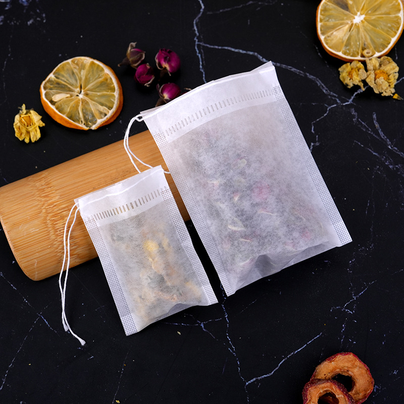Bolsa de té desechable bolsa de decocción de medicina tradicional china bolsa de filtración bolsa de baño de pies bolsa de embalaje de té de fibra de maíz paquete pequeño