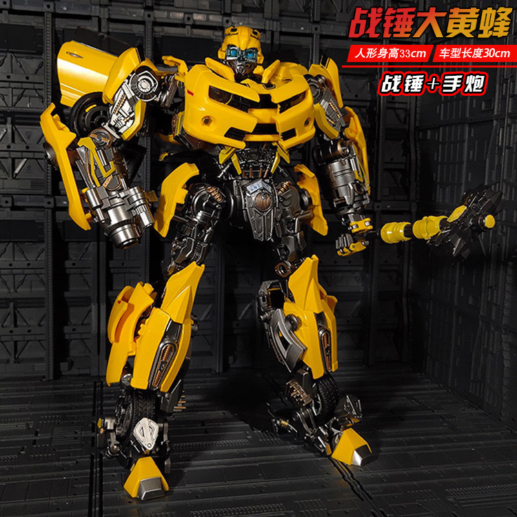 Deformación modelo de juguete coche Robot de diamante Bumblebee dinosaurio cable de acero hecho a mano genuino niños Niño
