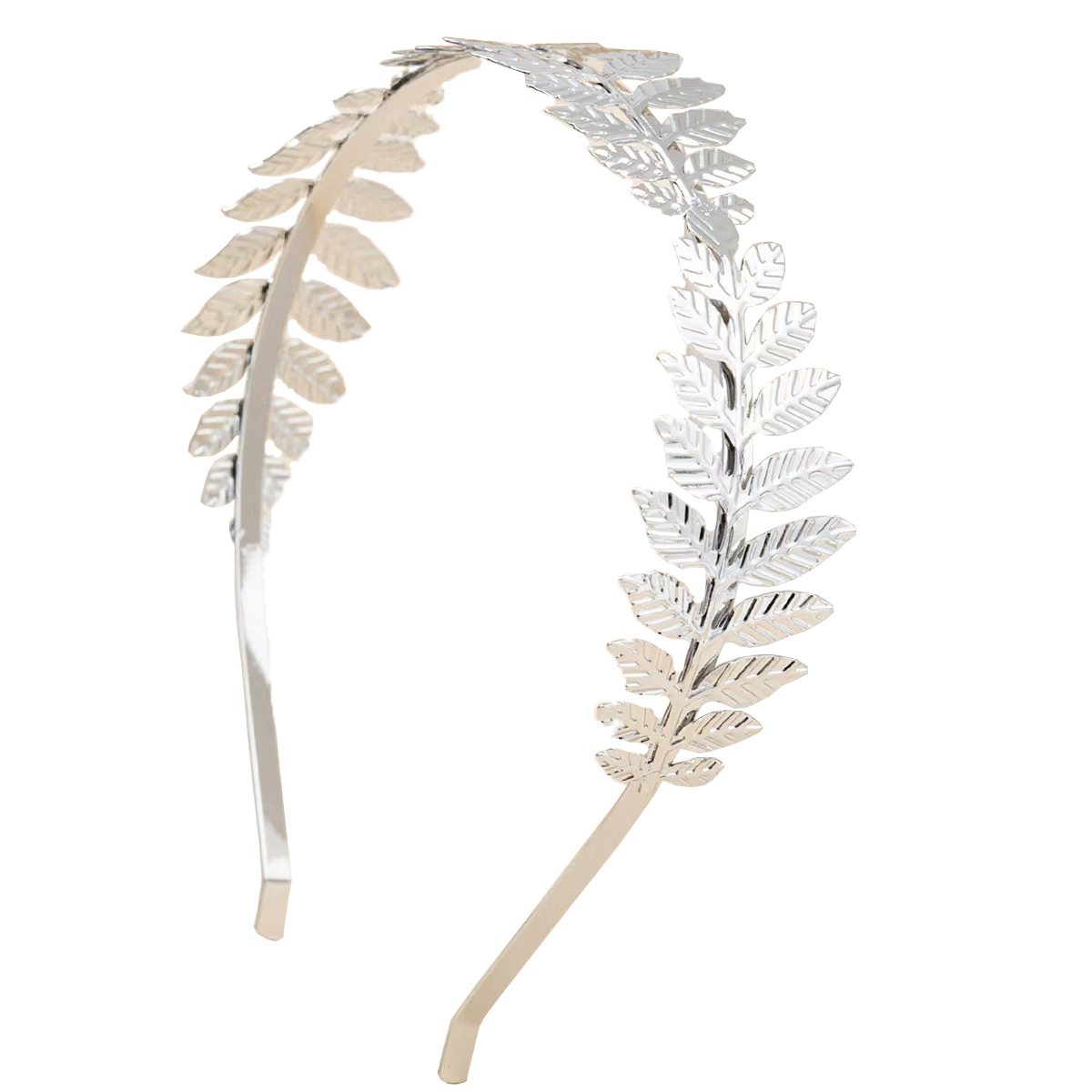 Barocker Goldener Braut Haarreif Mit Blättern Für Die Hochzeit_voghion.com