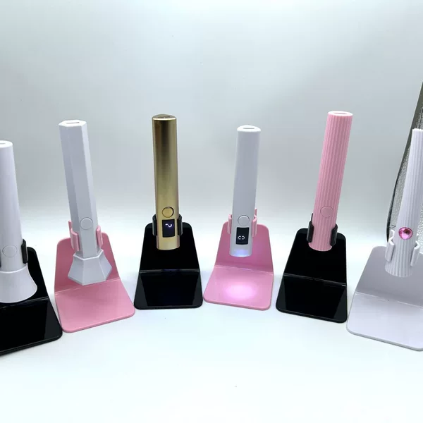 Manicure One-word Lamp Bracket Cylindrical Triangular Quadrilateral Hexagonal Small Waist Bracket Baking Lamp