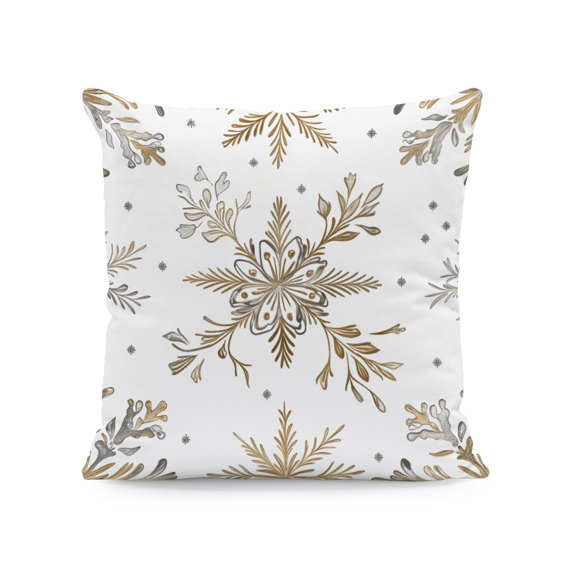Venta caliente transfronteriza elementos de Navidad funda de almohada ambiente para el hogar sofá de decoración jardín patio festivo funda de cojín image 12
