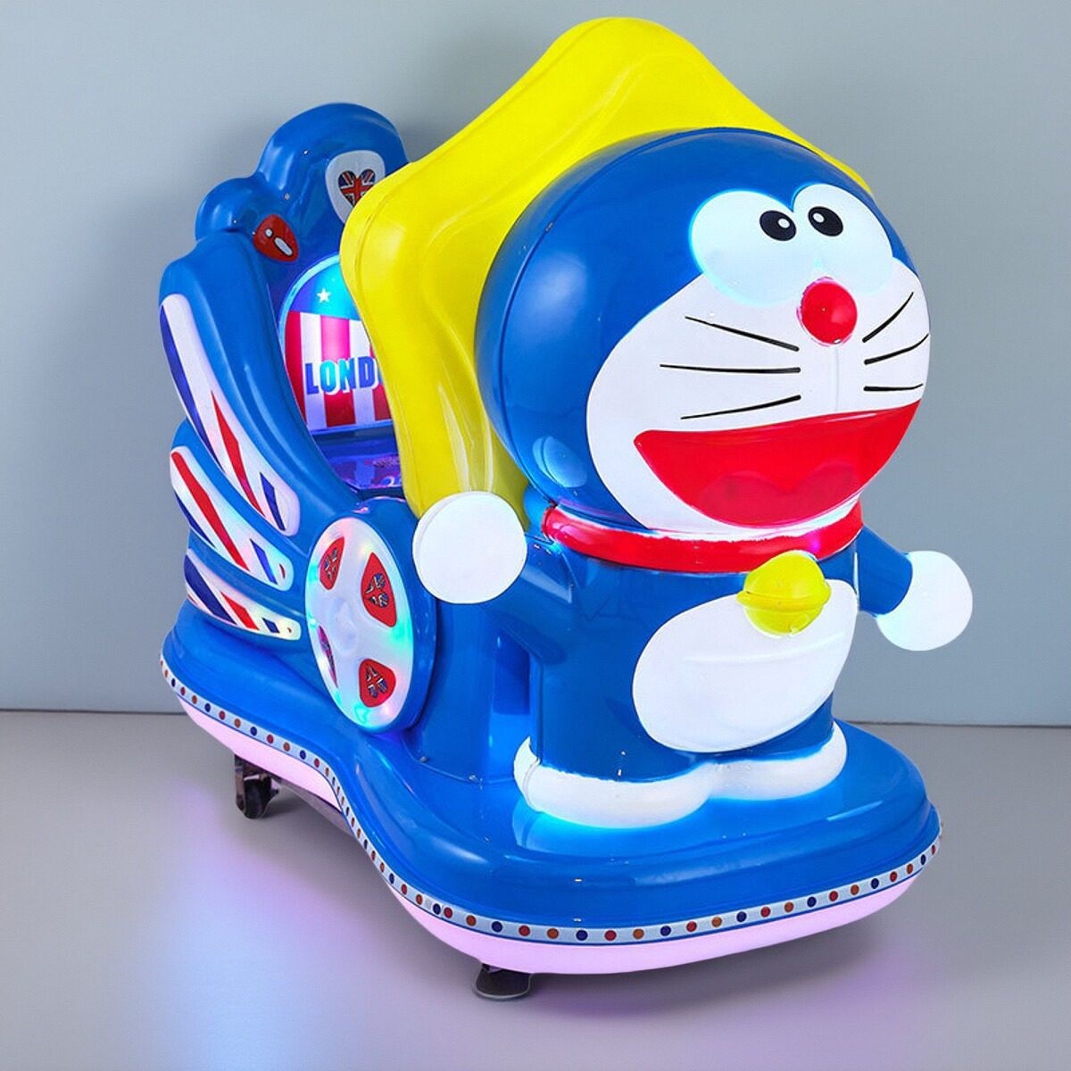 Fabricante auto-venta nuevo monedas comerciales mecedoras eléctricas juguetes infantiles supermercado red barreras domésticas