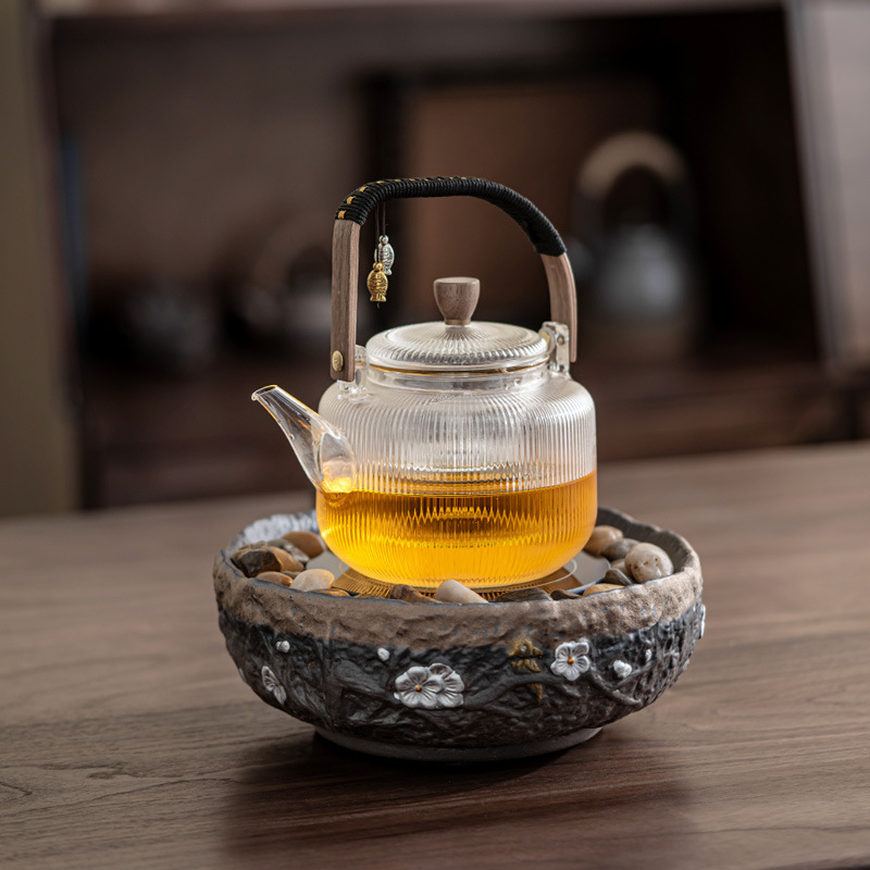 Stoneware Electric Ceramic Stove Tea Maker Household Ceramic Tea Making Glass Pot Water Kettle Single Pot Fully Automatic Tea Making Stove Set Stoneware Electric Ceramic Stove Tea Maker Household Ceramic Tea Making Glass Pot Water Kettle Single Pot Fully Automatic Tea Making Stove Set