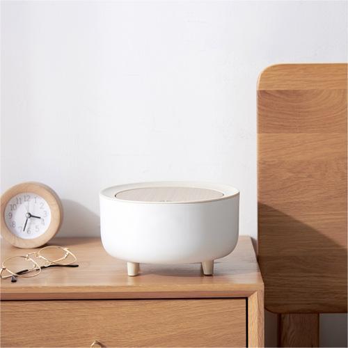 Desktop trash can high-foot push-type small size with lid modern simple light luxury living room bathroom household wholesale