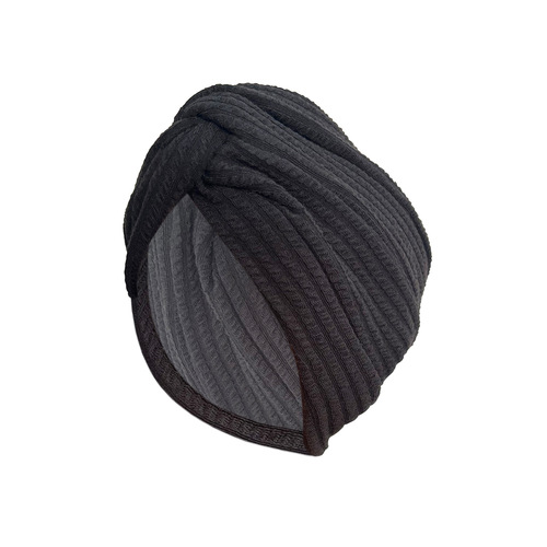 New Thick Elastic Bandana Hat Ethnic Style Crossed Twist Hat Fashion Versatile Western Bandana Warm Anti-cancer Hat