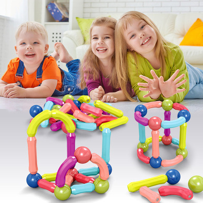 Transformable Magnetic Baseball Set Bulk Wholesale Children's Educational Building Blocks Large Pieces for Girls and Boys Early Childhood Education