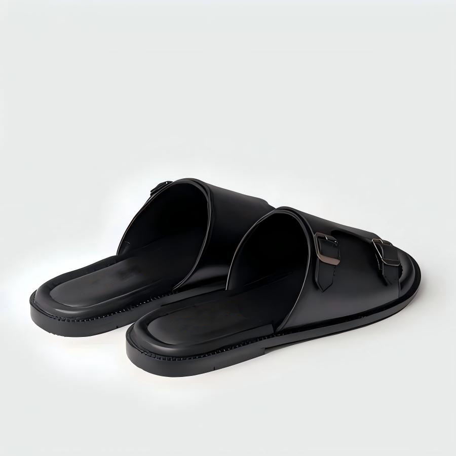 Sandales homme à boucle sandales décontractées à une bride_voghion.com