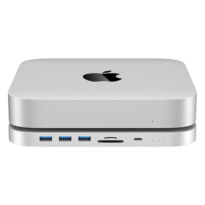 База Mac Studio подходит для компьютера Apple. Док-станция расширения на базе Mac mini HUB со встроенным блоком жесткого диска.