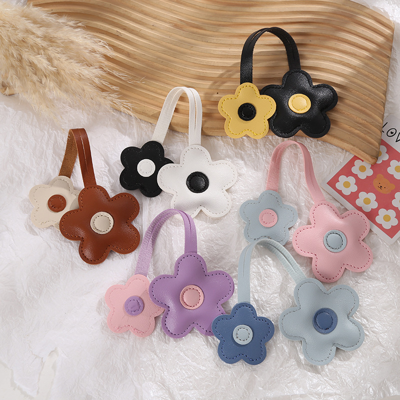 DIY Jewelry Accessories Ins Cartoon Pu Leather Pendant Leather Lanyard Contrasting Tulip Flower Keychain Ready Stock DIY Jewelry Accessories Ins Cartoon Pu Leather Pendant Leather Lanyard Contrasting Tulip Flower Keychain Ready Stock