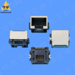 RJ45沉板板上8.6（带屏蔽壳）