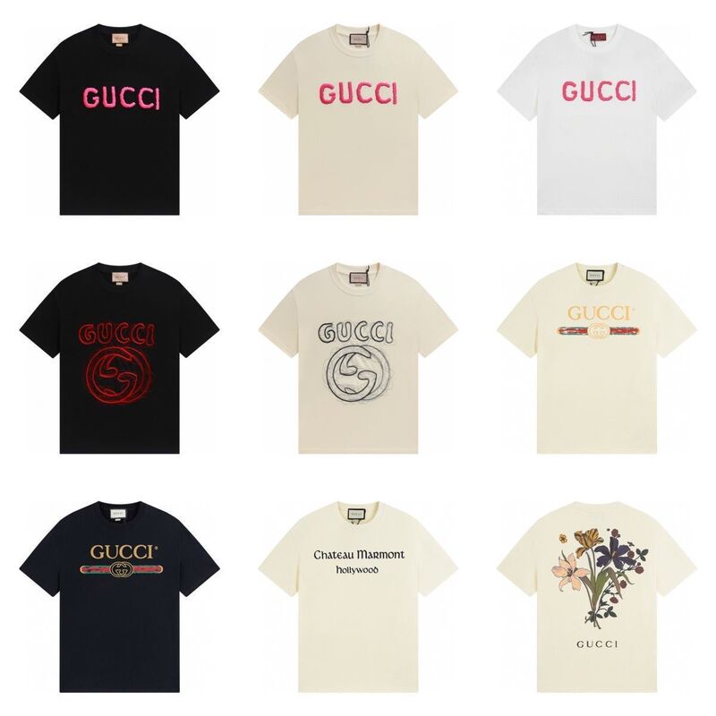 2026 Summer Trendy Brand New Pure Cotton Round Neck Short-Sleeved T-Shirt with Cartoon Letter Print Casual Loose and Versatile Top