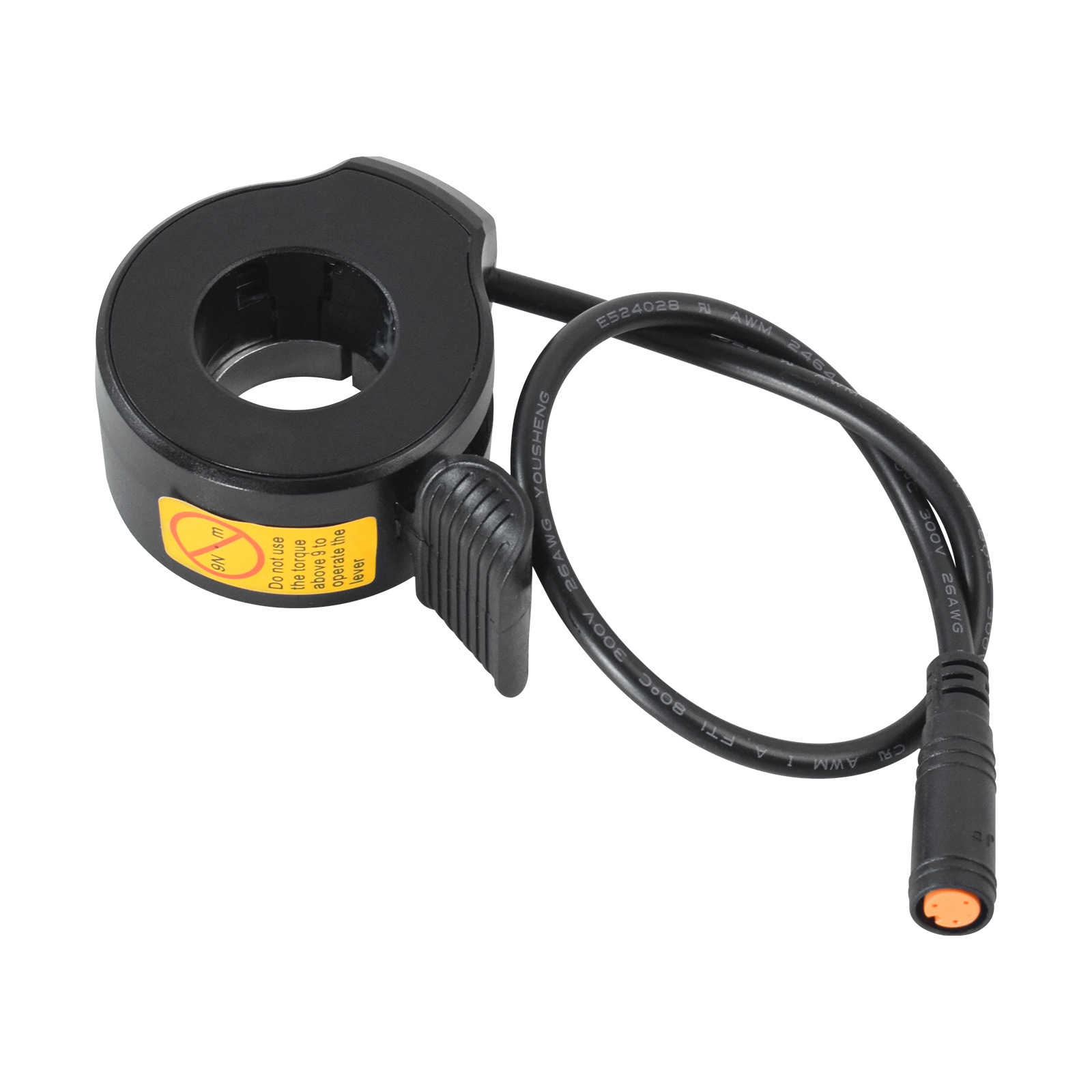 130X Thumb Throttle for Electric Scooter, Waterproof Wp Connector, Electric Bicycle Accelerator