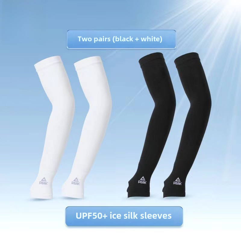 피크 아이스 슬리브 선스크린 여름 여성 슬리브 남성용 얇은 아이스 실크 슬리브 핸드 슬리브 암 커버 슬리브 운전 장갑
