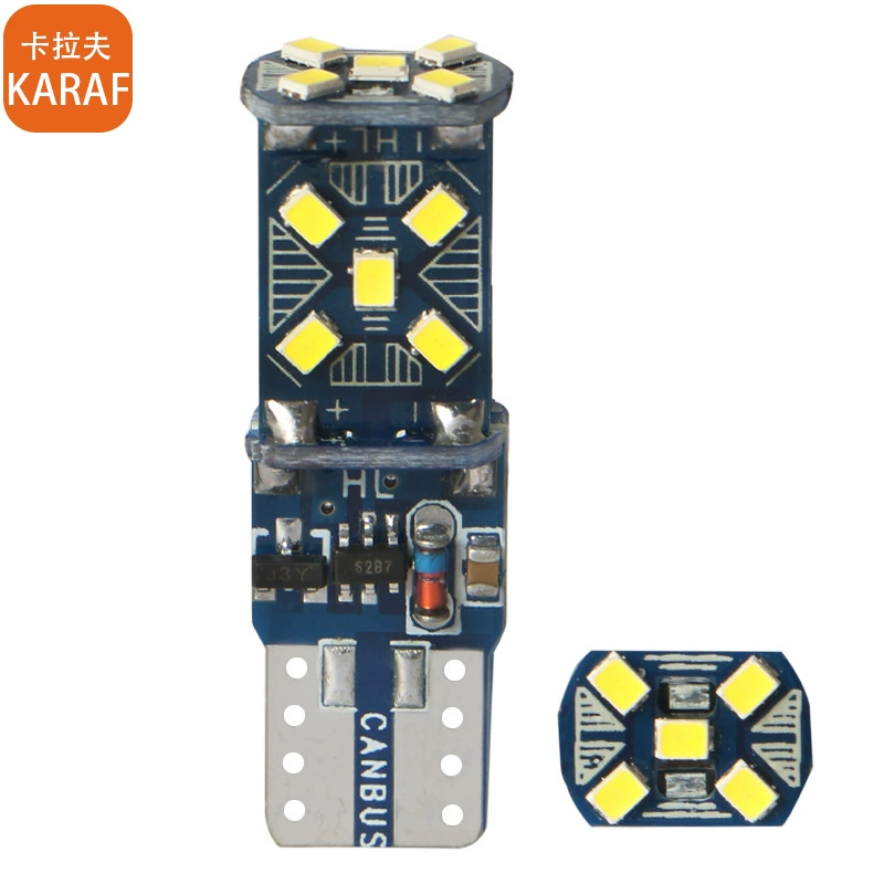 Karav настраиваемый автомобиль свет LED T10 2016 15smd длинный свет+мигание мигает широкий свет прямые вспышки