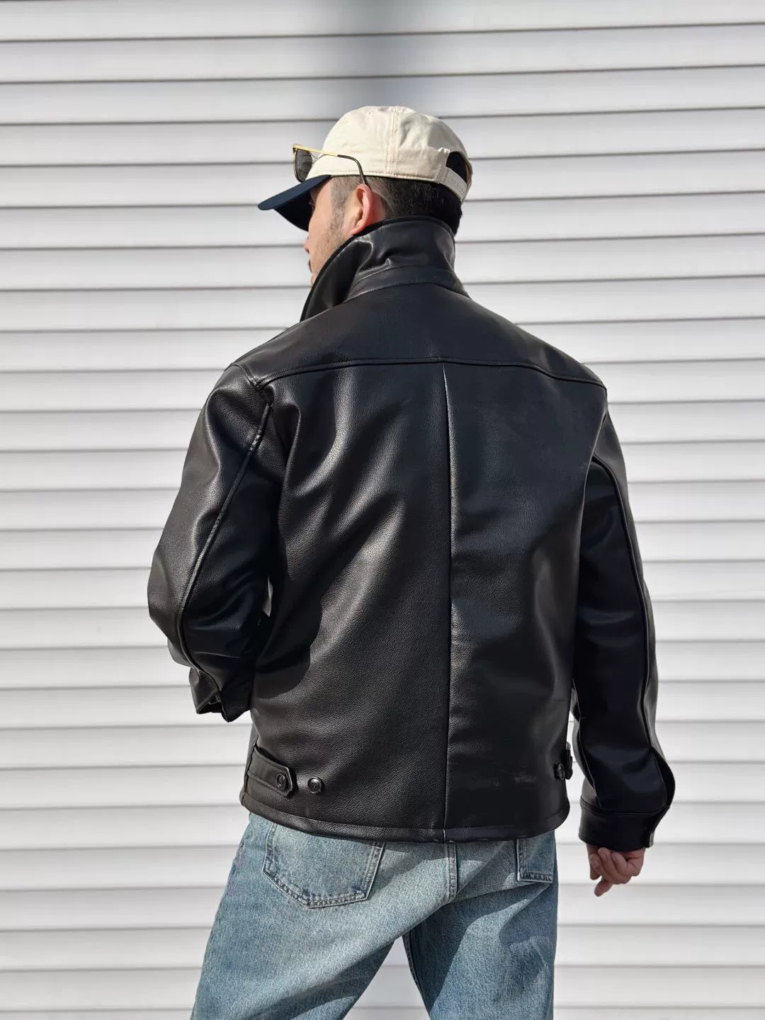 High quality colored long-sleeve with zipper, men's jacket