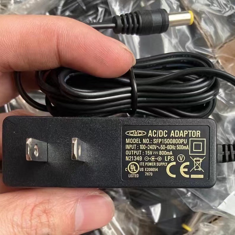 适用于科沃斯扫地机配件DC15V0.8A电源充电器CENCR333 CR330直充
