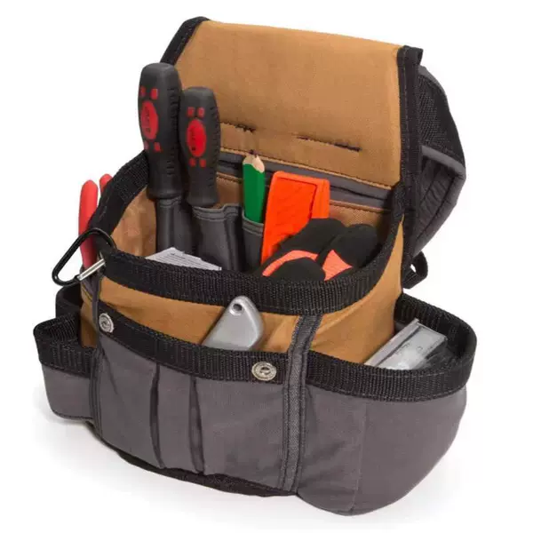 Amazon Aliexpress Hot Selling Adjustable Multifunctional Canvas Electrician Waist Bag Multi-Pocket Large Capacity Practical Hanging Bag